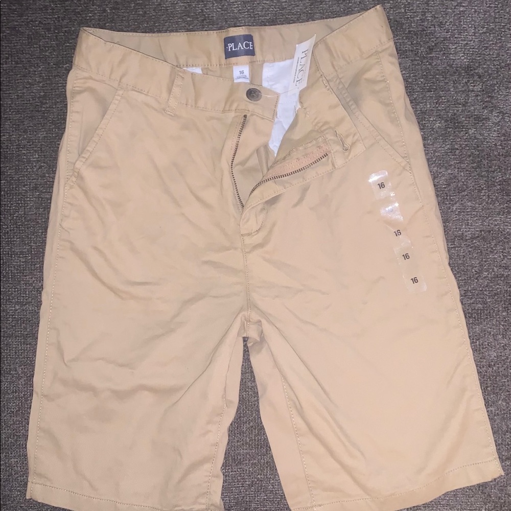 Boys Tan Khaki Shorts